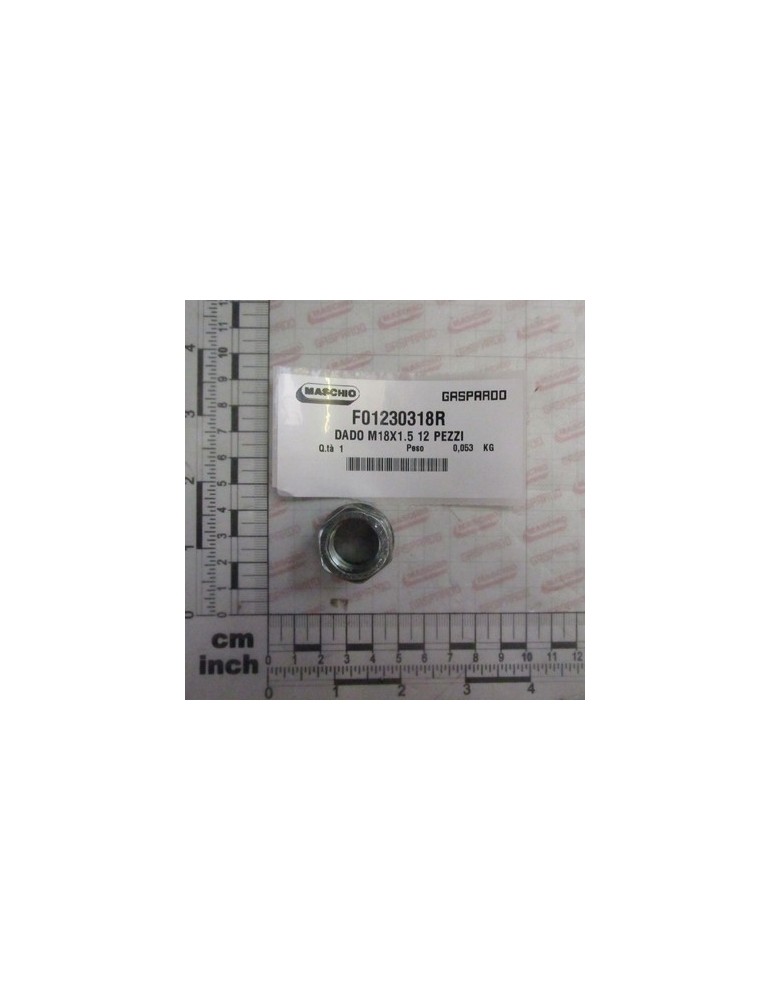 NUT M18X1.5 12 PIECES