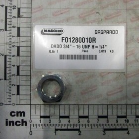 NUT 3/4\"-16 UNF H-1/4\"