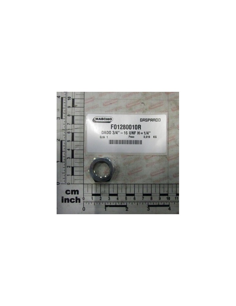 NUT 3/4\"-16 UNF H-1/4\"