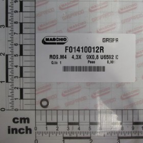 WASHER M4 4,3X 9X0,8 U6592 IX