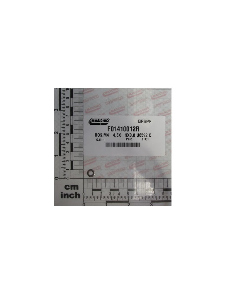WASHER M4 4,3X 9X0,8 U6592 IX