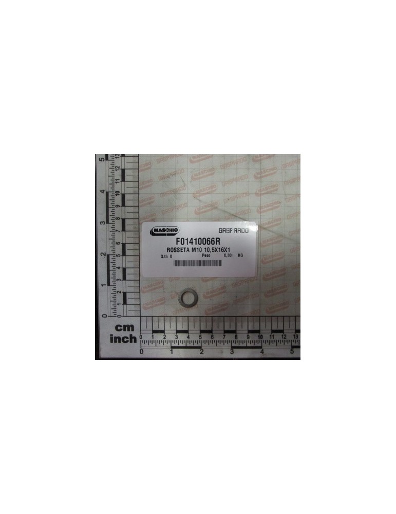 WASHER M10 10,5X16X1