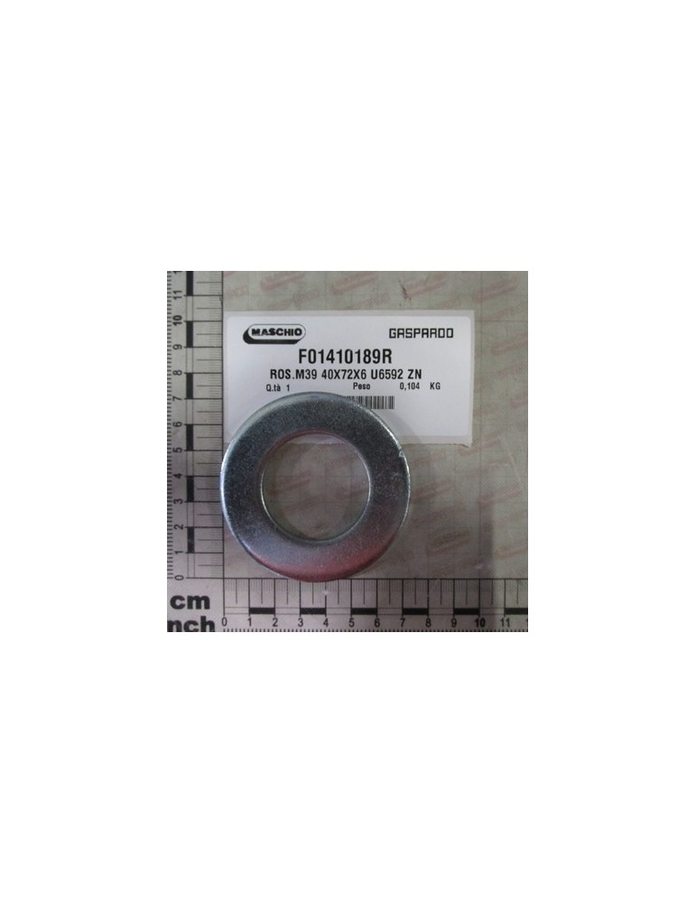 GALV.WASHER M39 40X72X6 U6592