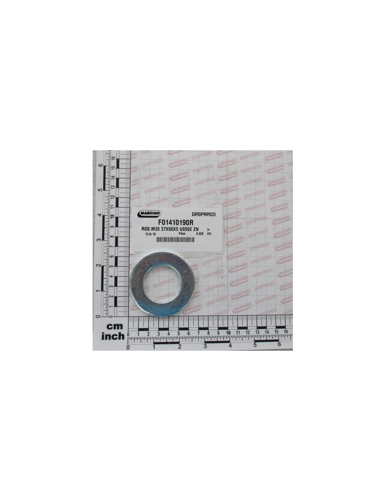 FLAT WASHER M36 37X66X5 ZN