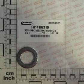 SP.WASHER D26X44X3 HV100 ZN