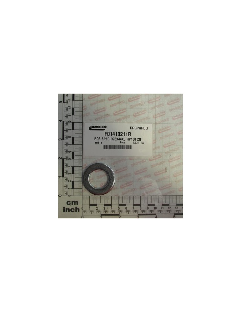 SP.WASHER D26X44X3 HV100 ZN
