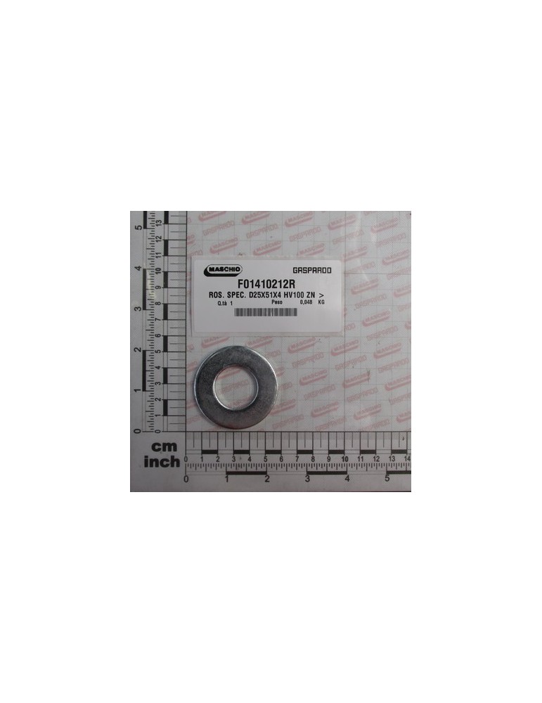 ROS. SPEC. D25X51X4 HV100 ZN .