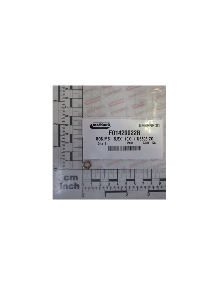 WASHER M5 5,5X10X1 U6593 ZG