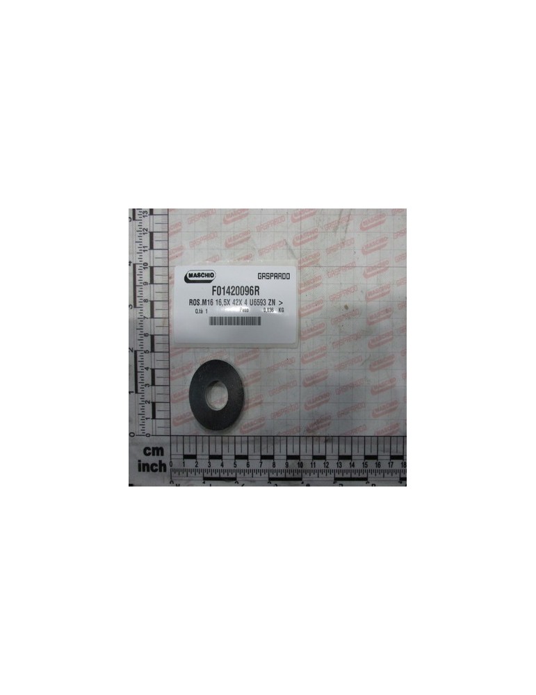 WASHER M16 17X48X4 U6593 ZN