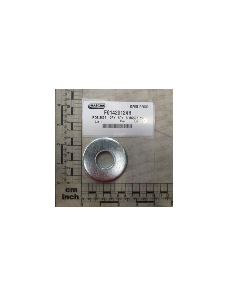 WASHER M22 23X60X5 ZN