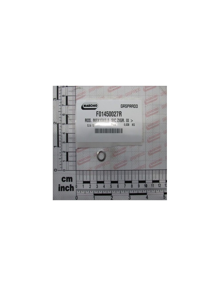 WASHER M8X13X0,8            IX