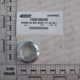 S.LOCK NUT GUK M30X1,5 T.4H ZN