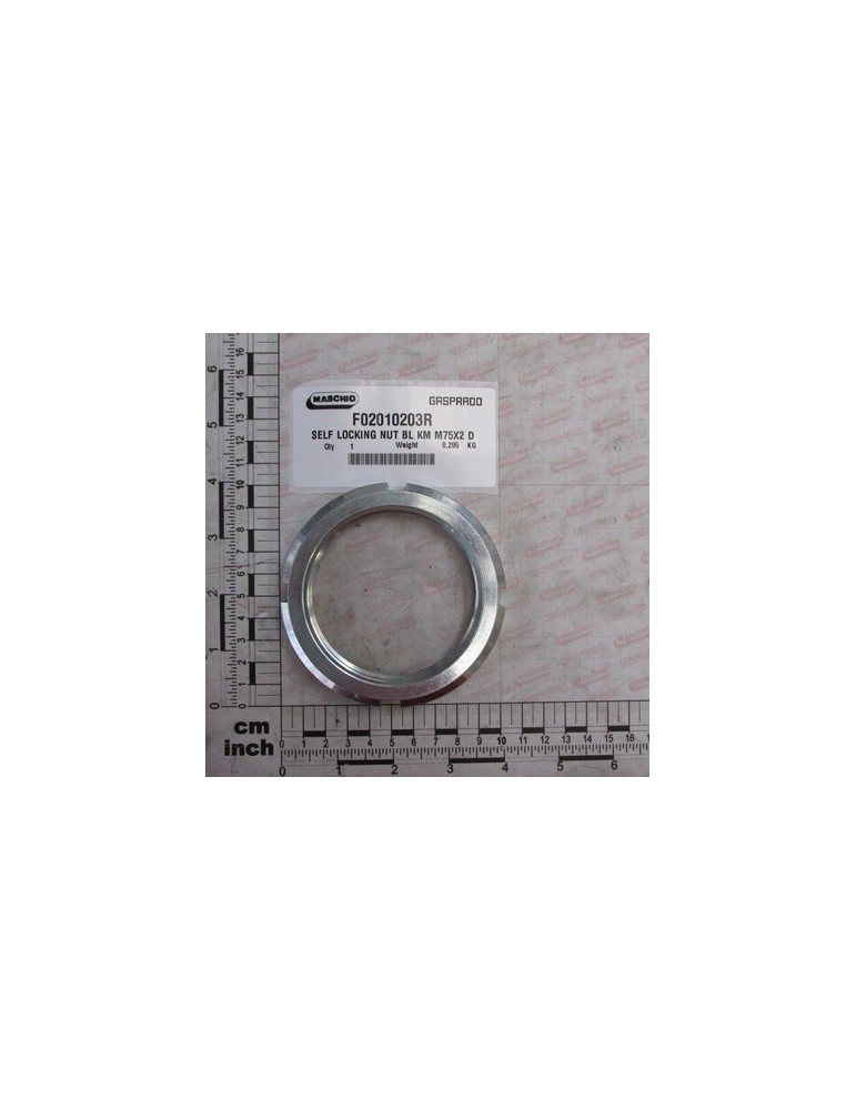 SELF LOCKING NUT BL KM M75X2 D