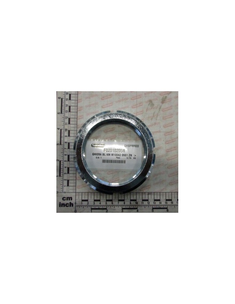 RING NUT BL KM M100X2 D981 ZN