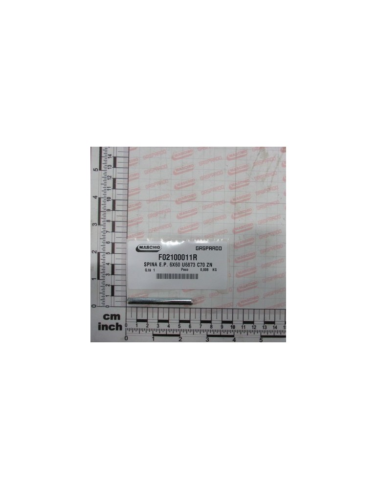 GALV.SPRING PIN 6X60 U6873