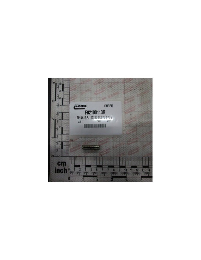 PIN EL. 6X30 DIN 1481 ZN *