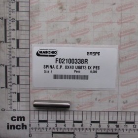 ELASTIC PIN E.P. 8X40 U6873 IX