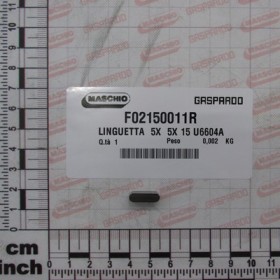 PARALLEL KEY 5X  5X 15 U6604A