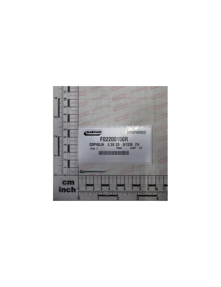 SPLIT PIN 2,5X25 1336 GALVAN.