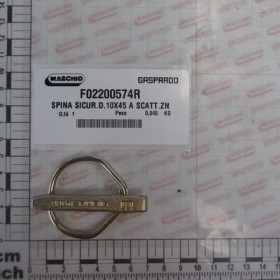 SAFETY PIN D.10X45 A SCATT.ZN