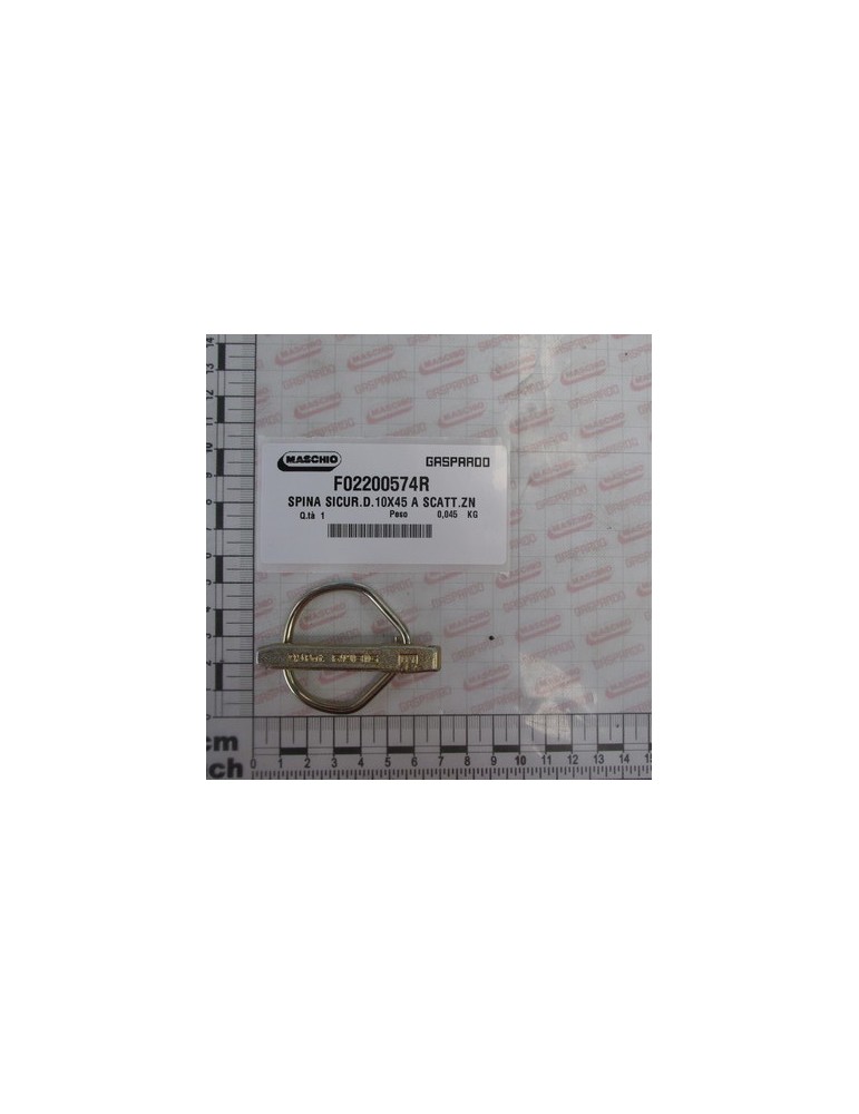 SAFETY PIN D.10X45 A SCATT.ZN