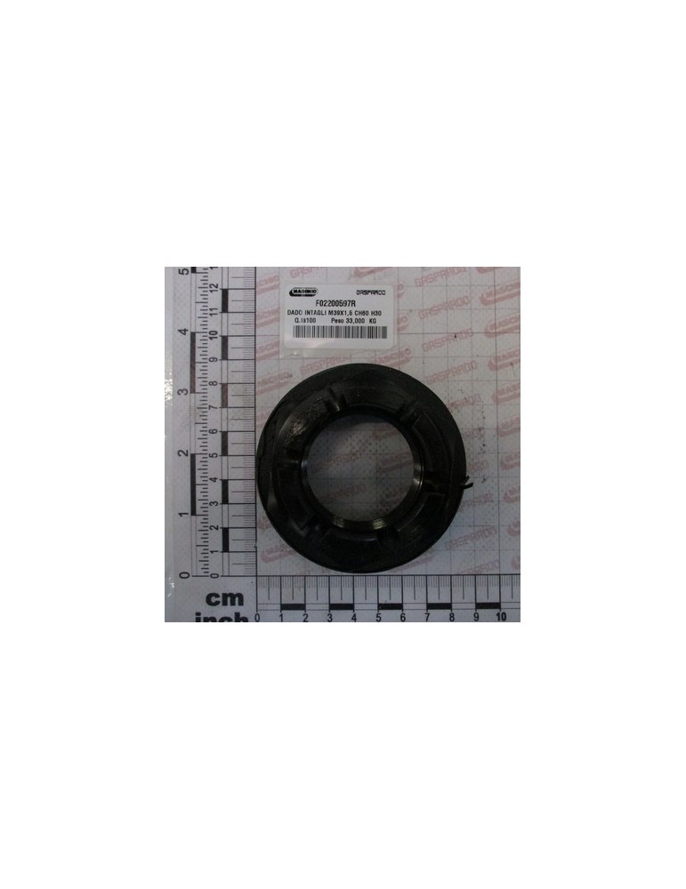 CARVED NUT M45X2 65X29,5