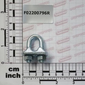 WIRE ROPE CLIPS D.10 ZN