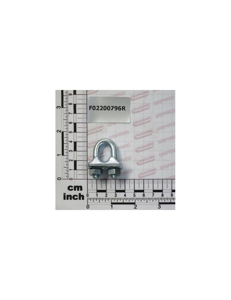 WIRE ROPE CLIPS D.10 ZN