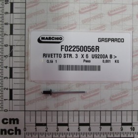 POP RIVET 3X6 U9200A BLACK