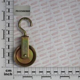 BRASS PULLEY WITH HOOK