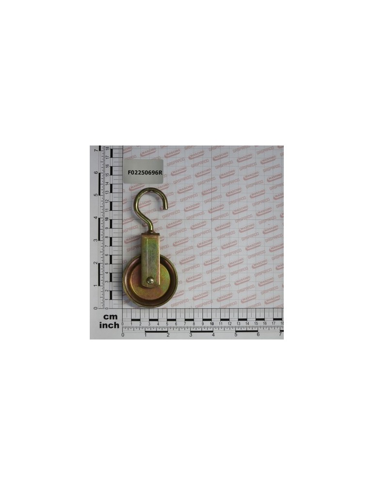 BRASS PULLEY WITH HOOK