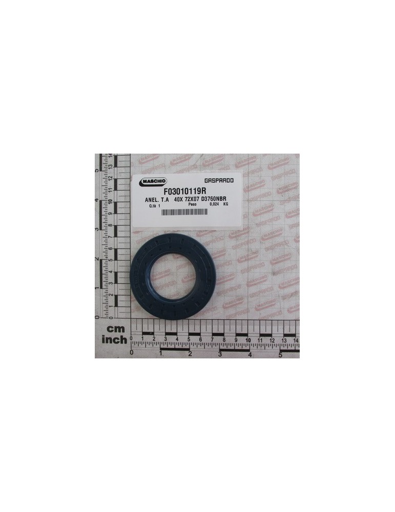 O RING T A 40X 72X07 D3760NBR