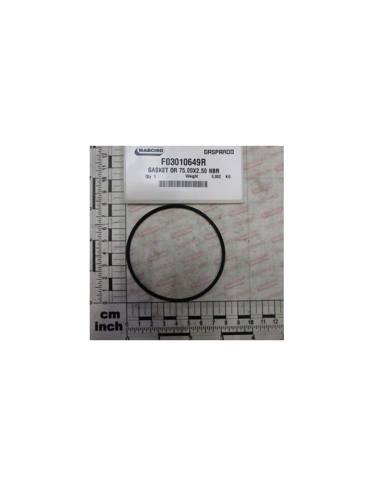 GASKET OR 75,00X2,50 NBR