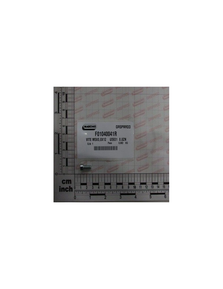 Maschio Gaspardo SURUB M5X0,8X12 U5931 8.8 ZN F01040041R