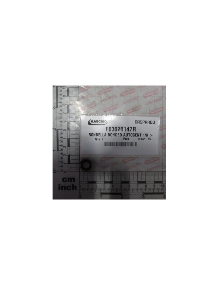WASHER BONDED AUTOCENT 1/8