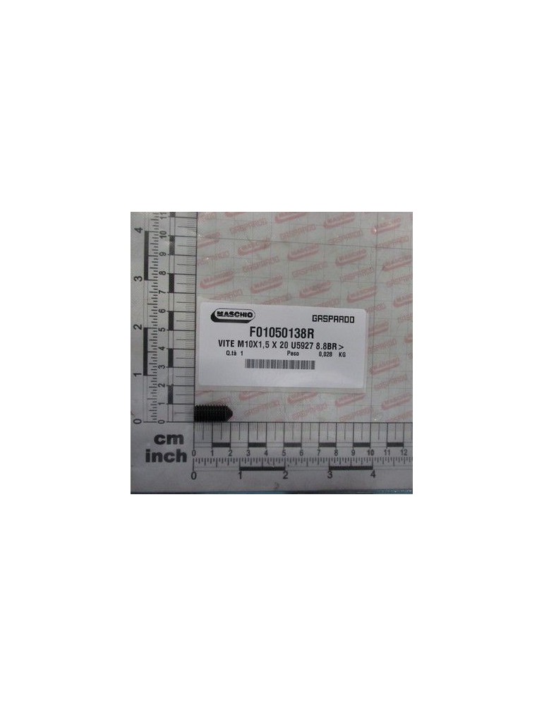 Maschio Gaspardo VITE M10X1,5 X 20 U5927 8.8BR- F01050138R