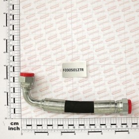 HYDRAULIC TUBE 1/2\" L.170