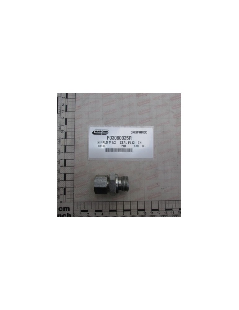 NIPPLE M1/2 SEAL FL12 ZN
