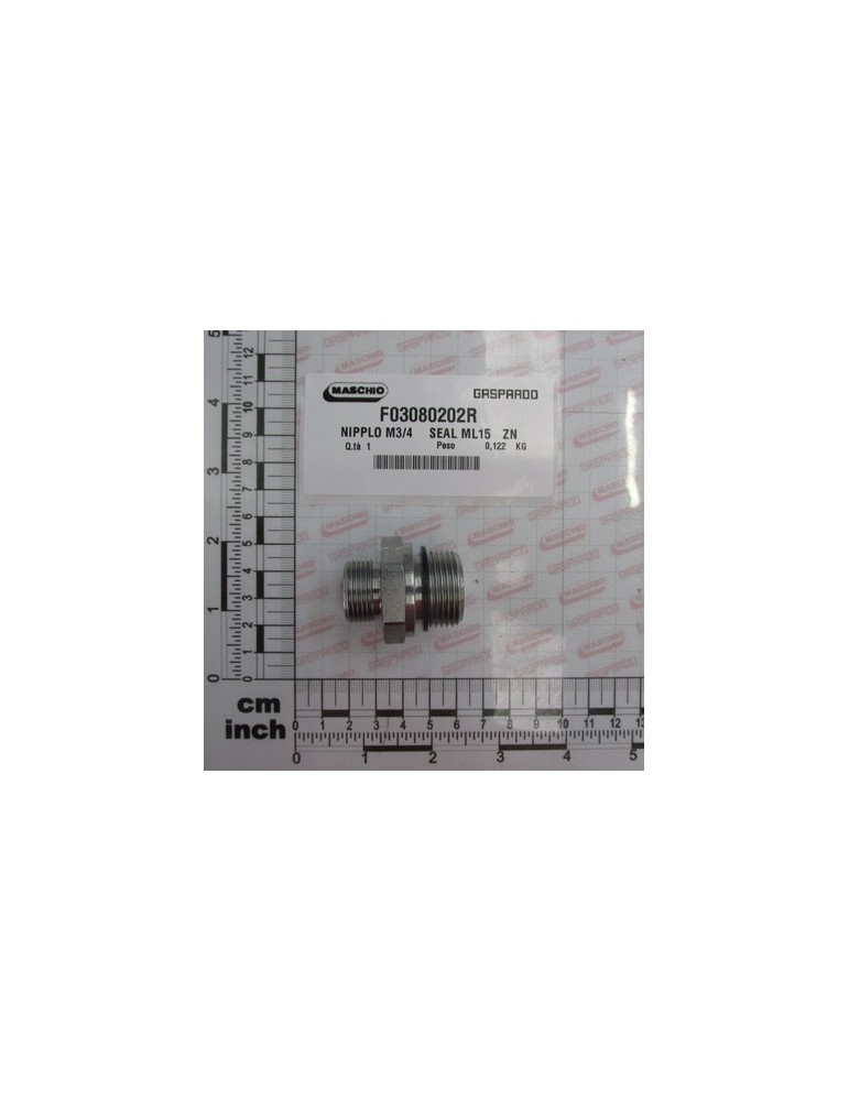 NIPPLE M3/4 SEAL ML15 ZN