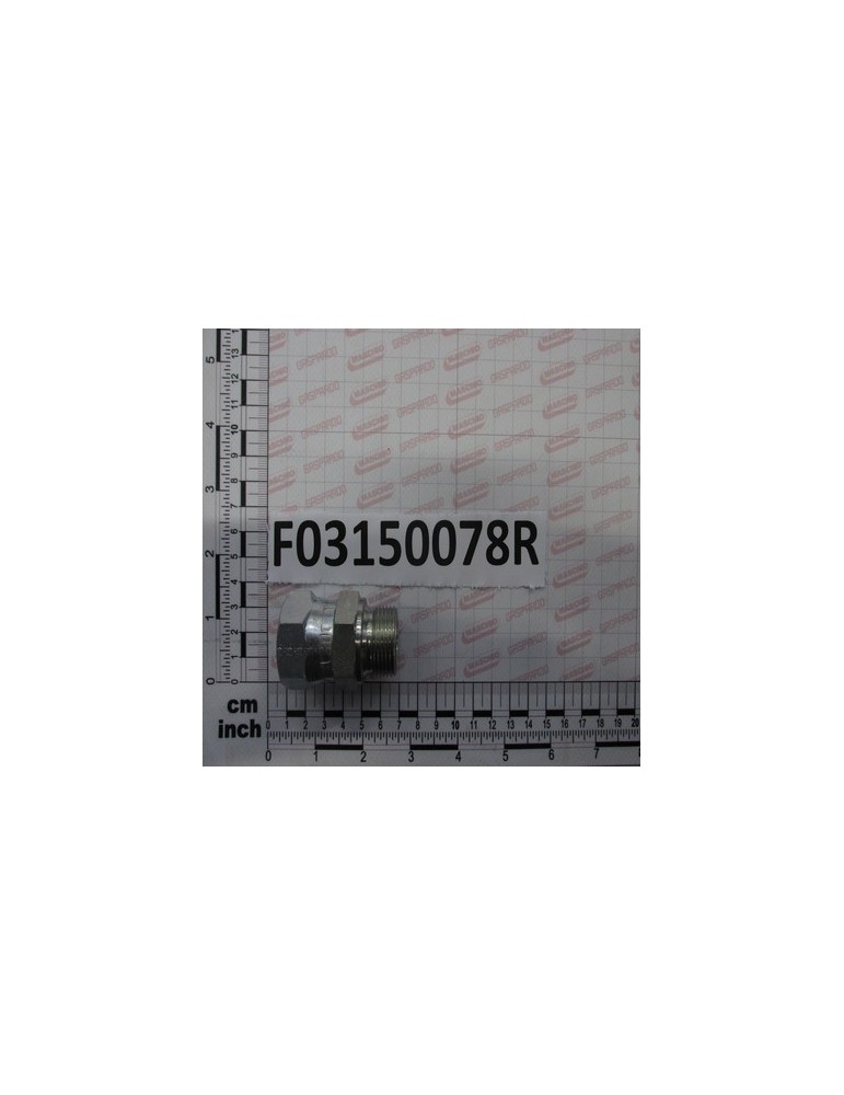 NIPPLE M-F SWIVEL 3/4 ZINC.