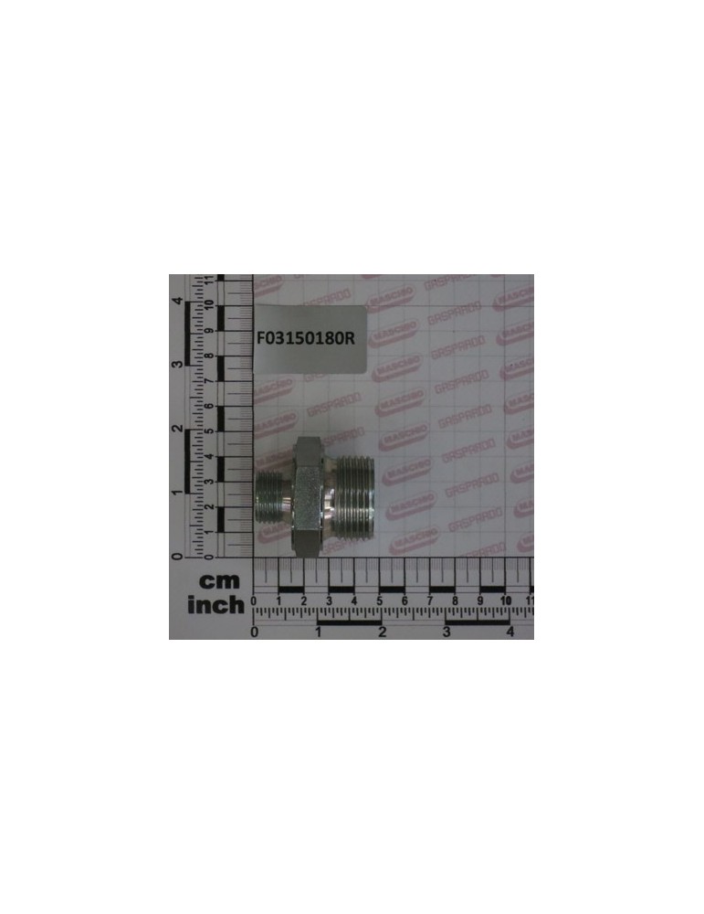 NIPPLE M. CYL. 1-1/2 ZN.
