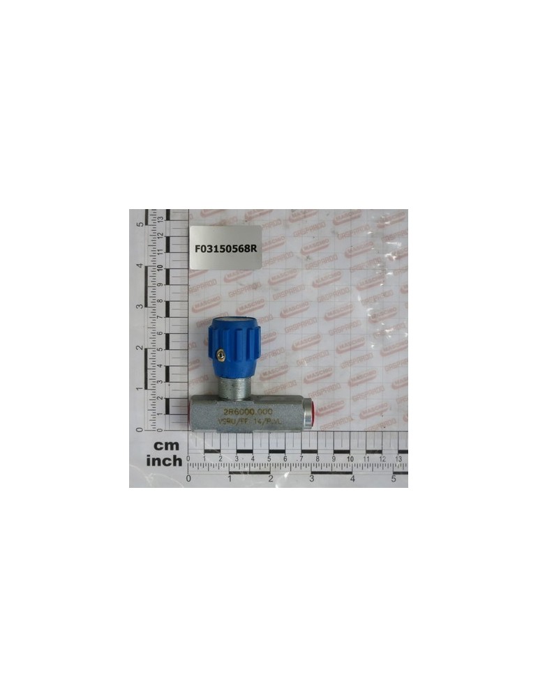 REGUL. VALVE UNIDIR. F-F 1/4