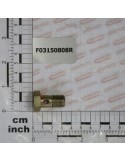 ADAPTER BOLT HOLLOW 1/4