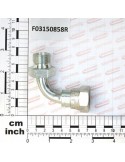 ELBOW 90Â°F.SLEWING 1/2 - M.1/2