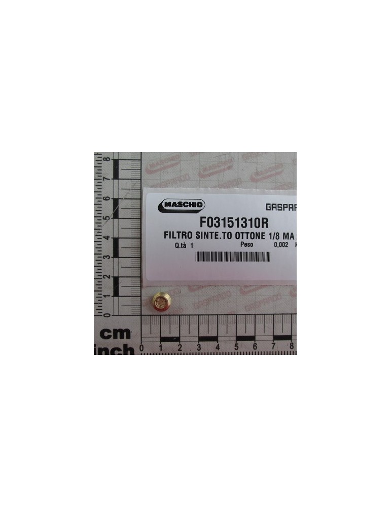 FILTER SINT.BRASS 1/8*MAS