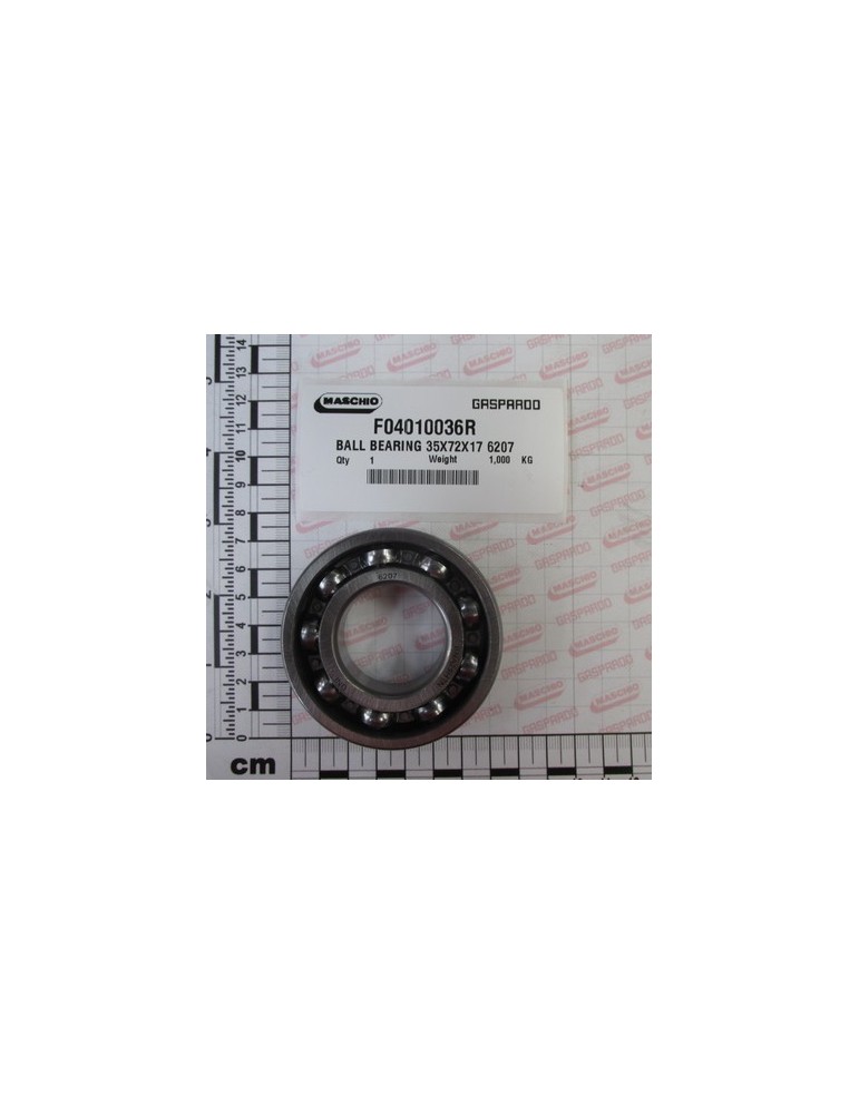 BALL BEARING 35X72X17 6207