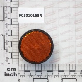 ROUND REFLECTOR D.60 ORANGE