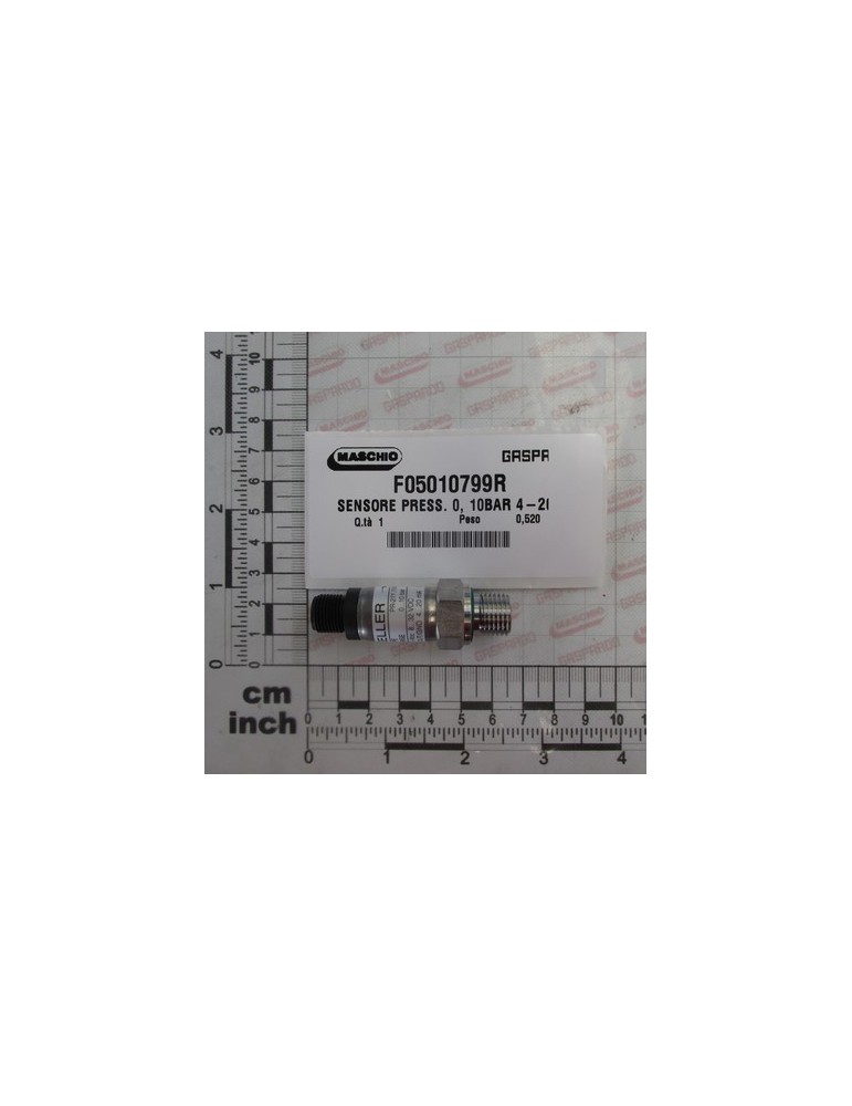 PRESS.SENSOR 0, 10BAR 4-20M