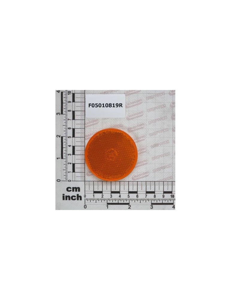 ROUND REFLECTOR D.60 YELLOW