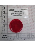 ROUND REFLECTOR D.60 RED